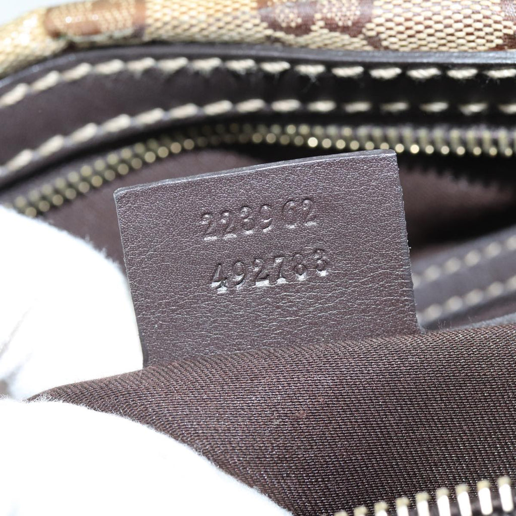 GUCCI GG Crystal Hand Bag Beige 223962 73606