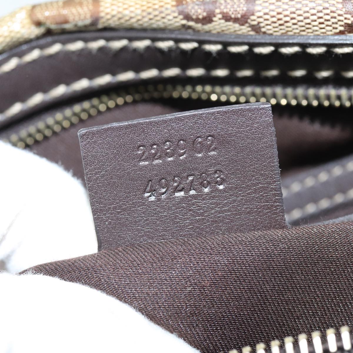 GUCCI GG Crystal Hand Bag Beige 223962 73606