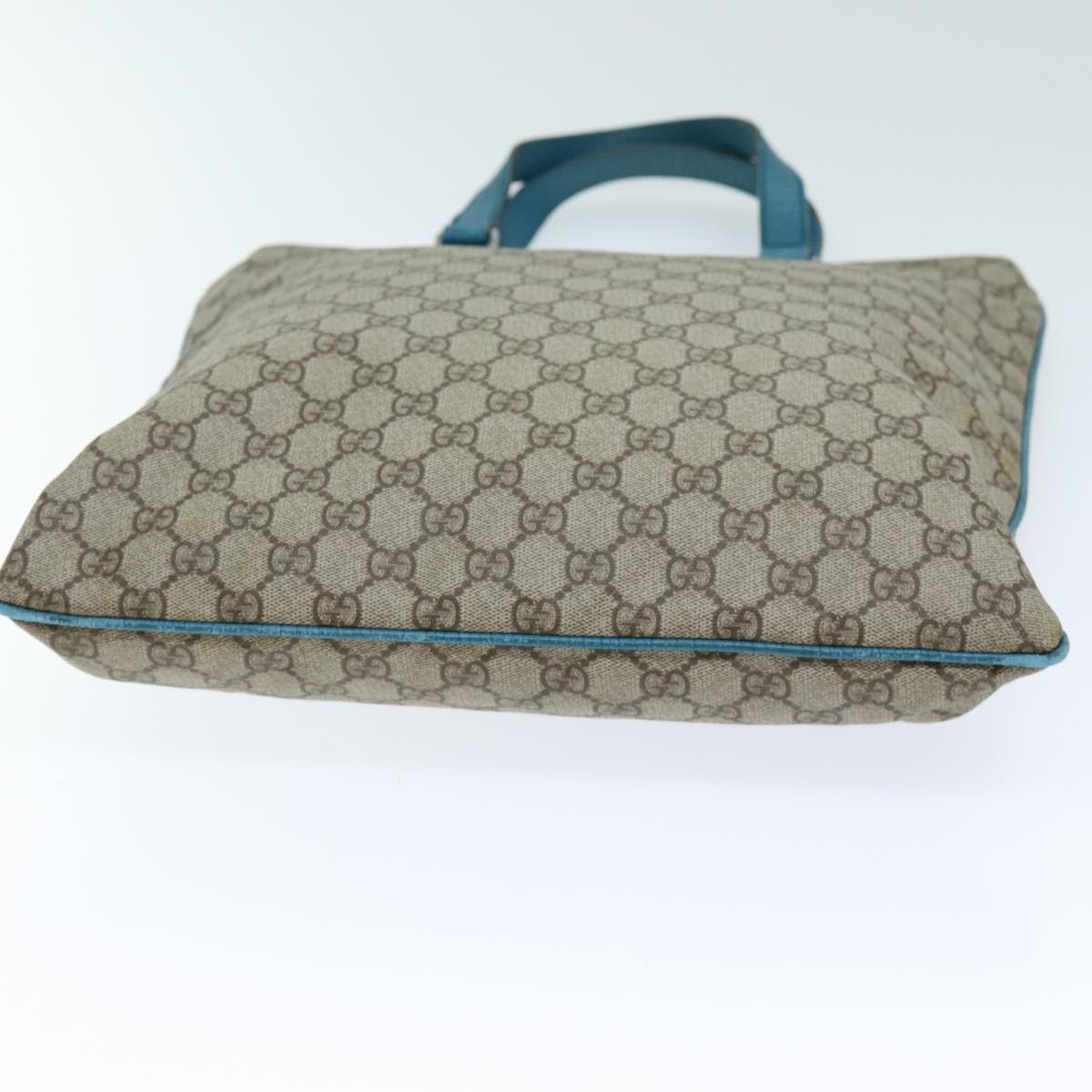 GUCCI GG Supreme Tote Bag PVC Beige 131258 73609