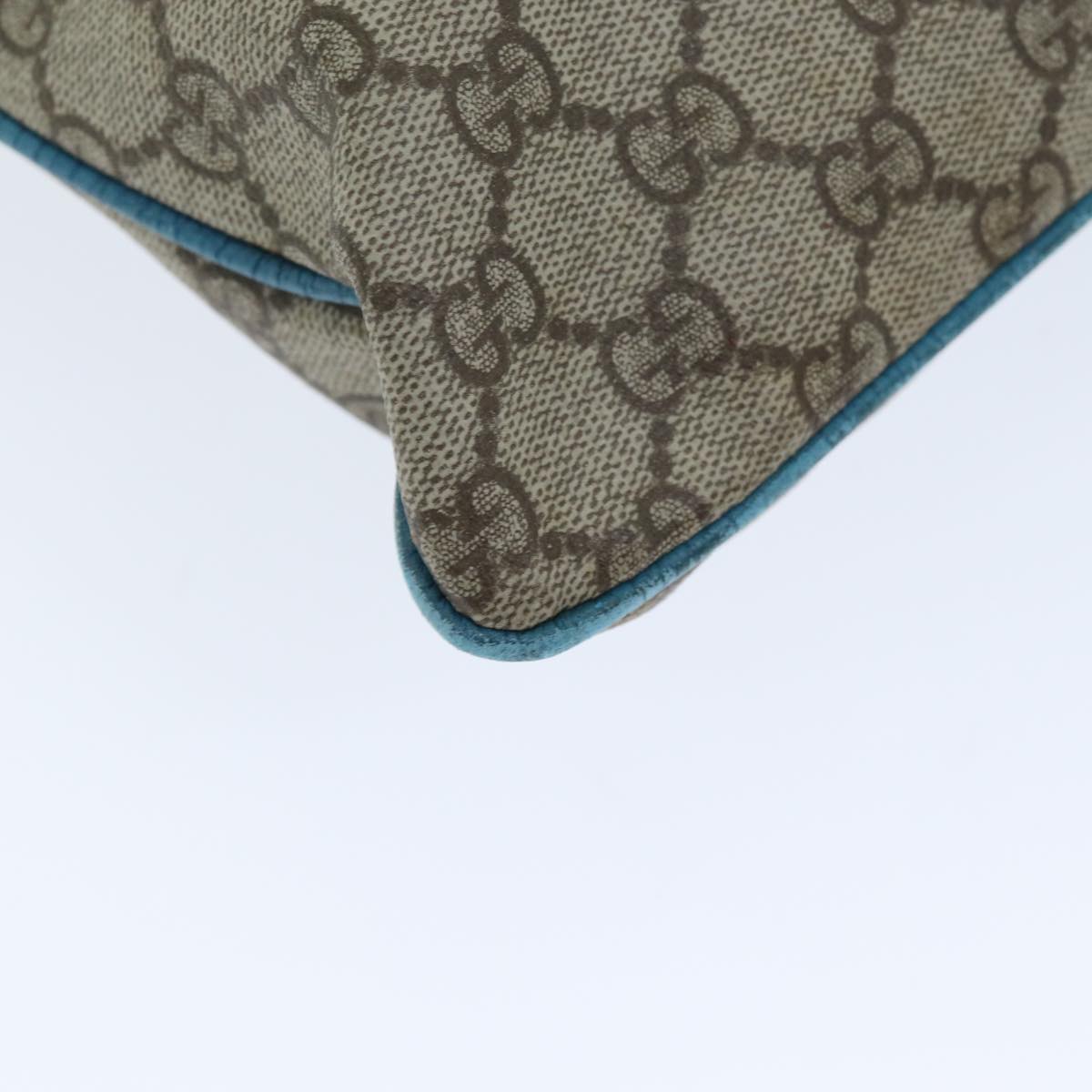 GUCCI GG Supreme Tote Bag PVC Beige 131258 73609
