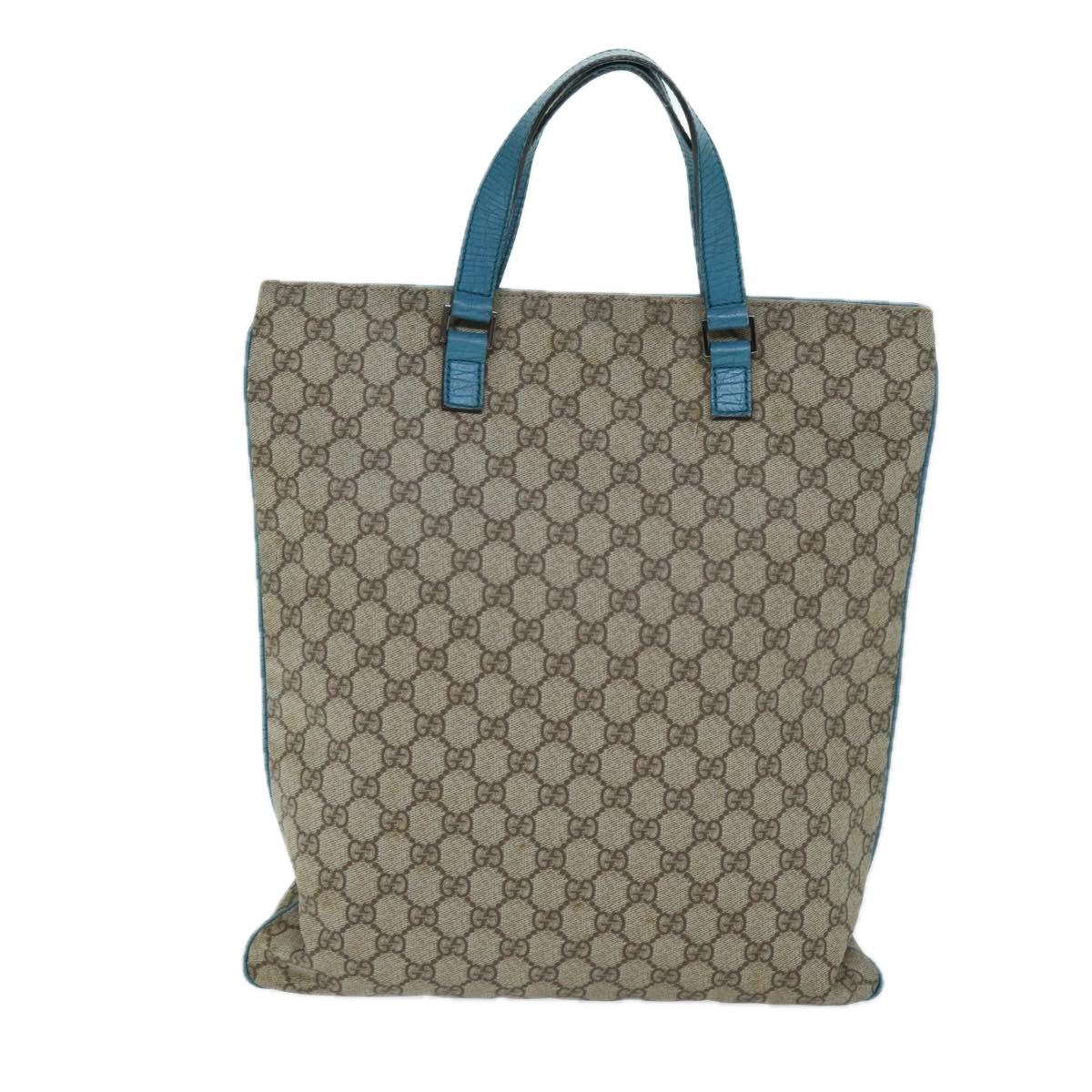 GUCCI GG Supreme Tote Bag PVC Beige 131258 73609