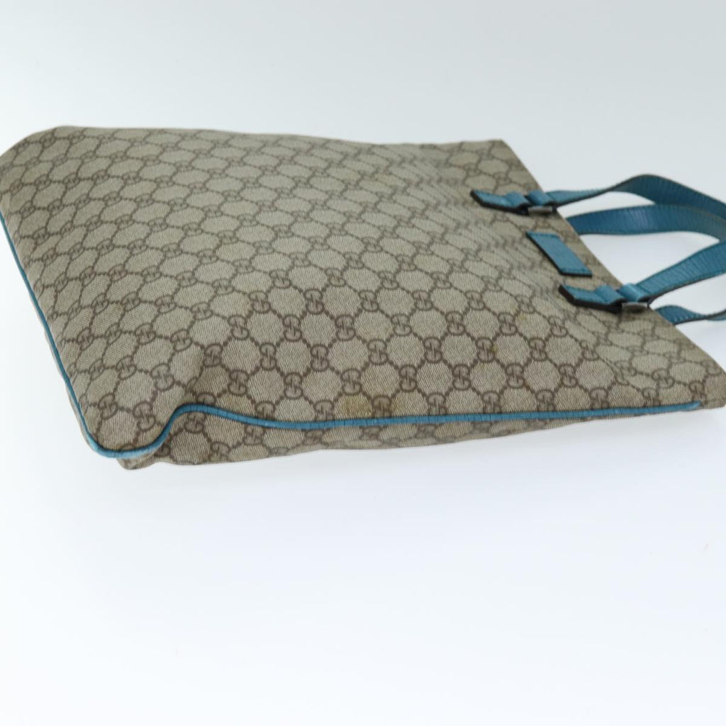 GUCCI GG Supreme Tote Bag PVC Beige 131258 73609