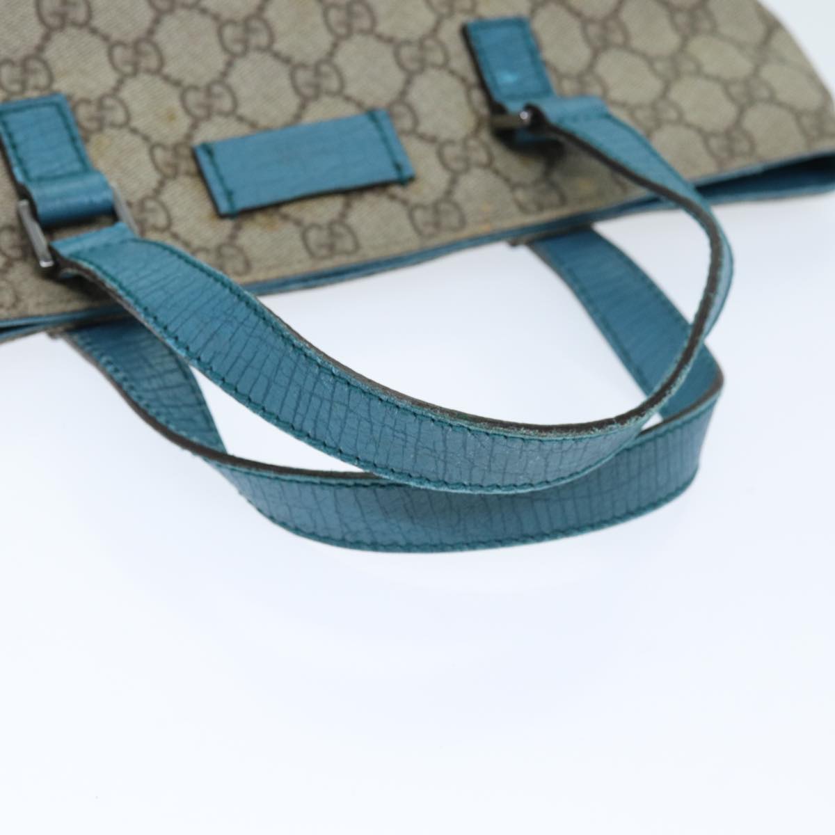 GUCCI GG Supreme Tote Bag PVC Beige 131258 73609
