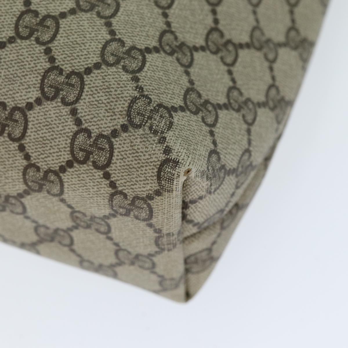 GUCCI GG Supreme Web Sherry Line Tote Bag Beige Red Green 39 02 003 73610