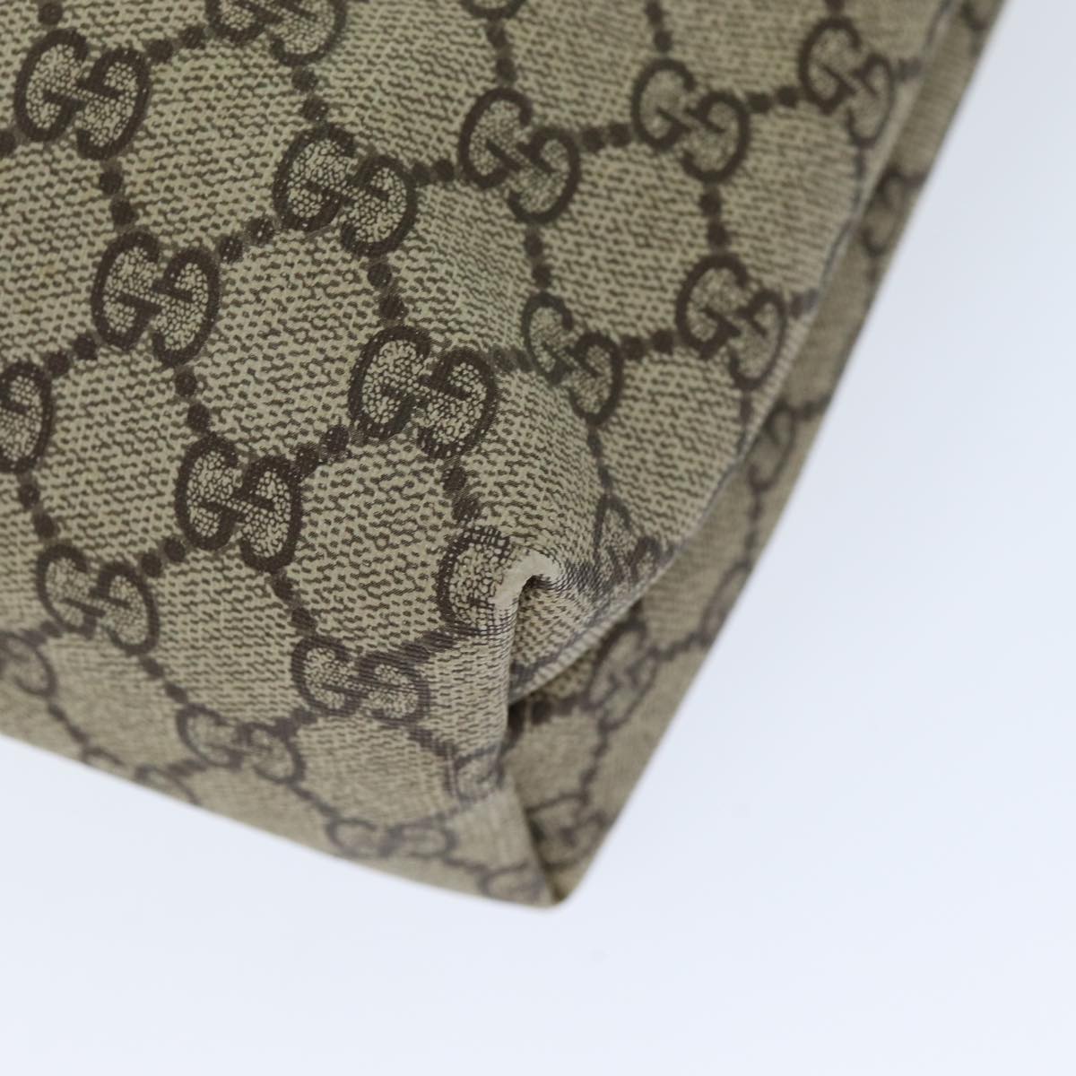 GUCCI GG Supreme Web Sherry Line Tote Bag Beige Red 002 58 6487 4023 73611
