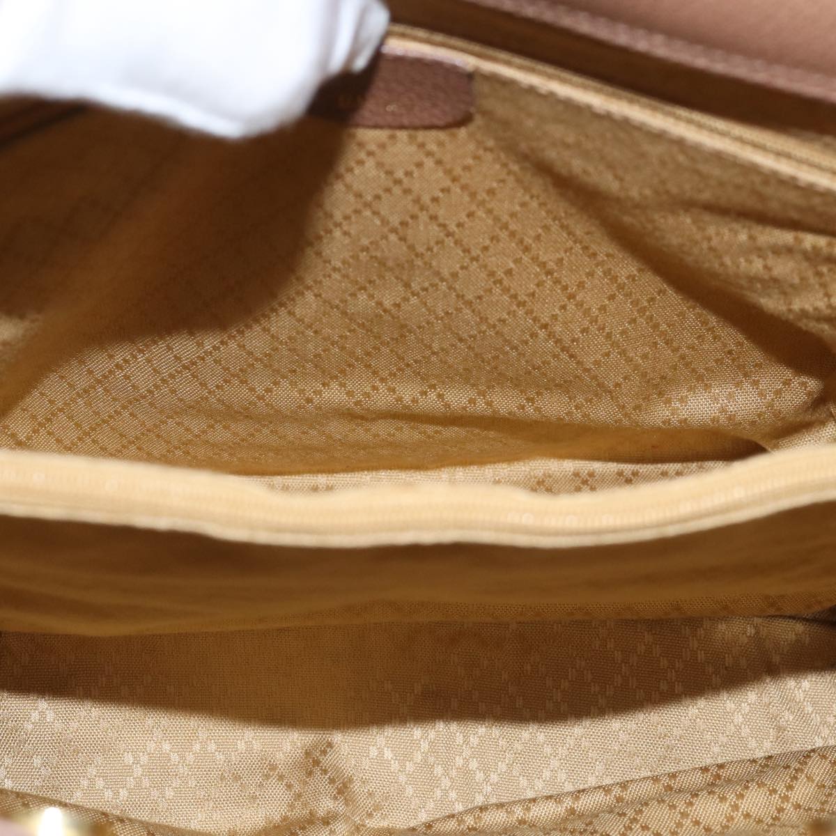 GUCCI Bamboo Hand Bag Suede 2way Brown 002 123 0322 73613