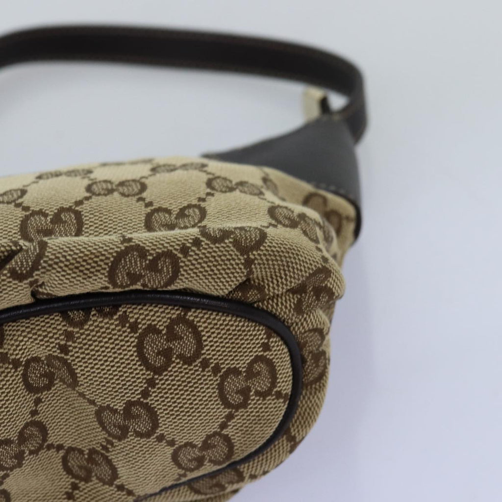 GUCCI GG Canvas Shoulder Pouch Beige 224093 73651