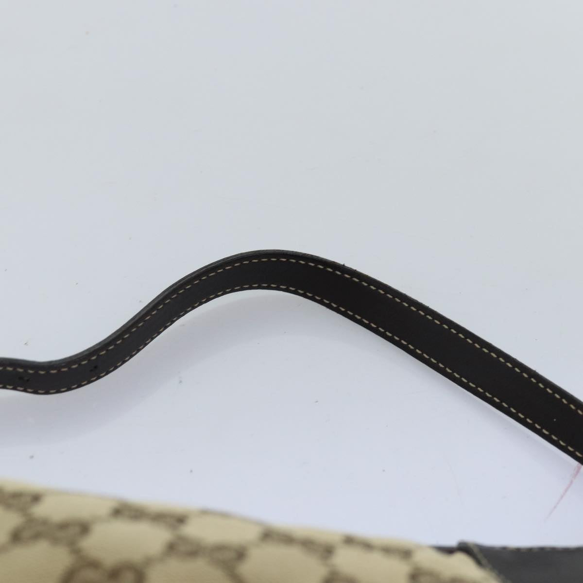 GUCCI GG Canvas Shoulder Pouch Beige 224093 73651