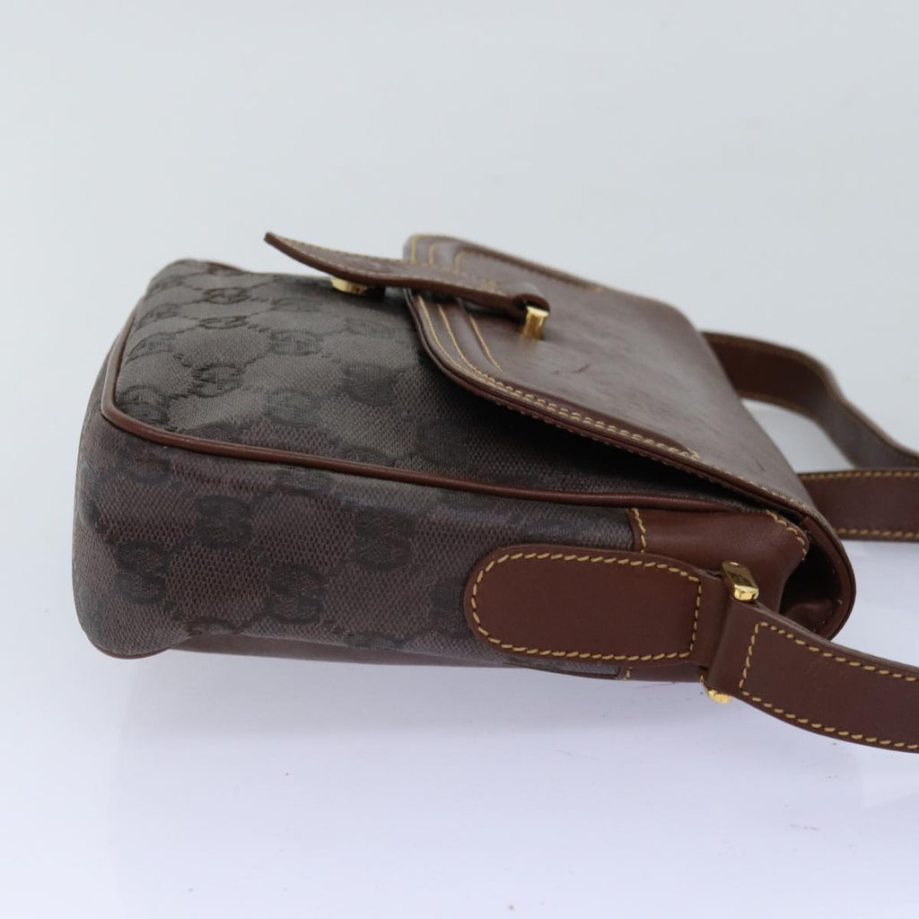 GUCCI GG Canvas Shoulder Bag Brown 007 256 0084 73658