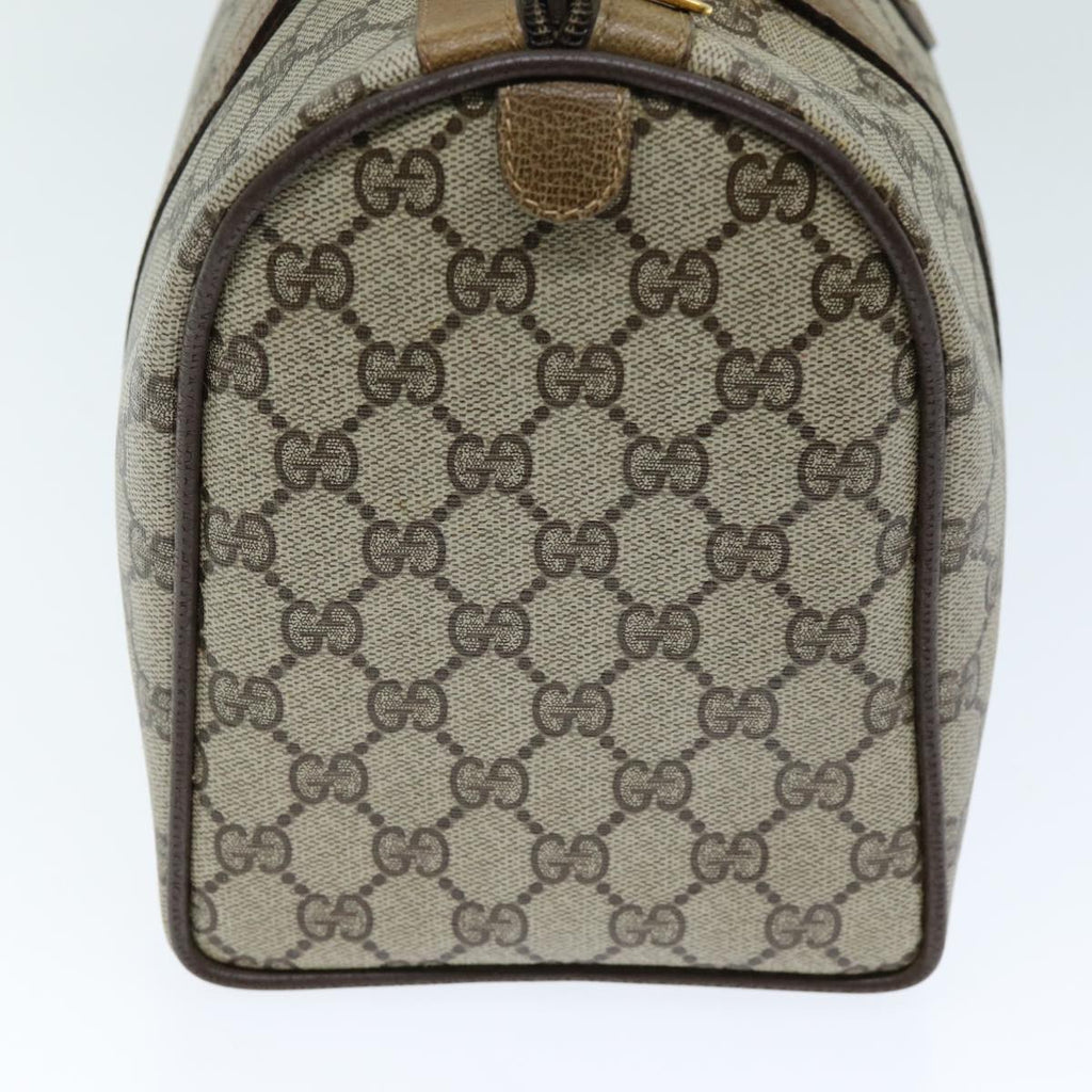 GUCCI GG Supreme Web Sherry Line Hand Bag Beige Red Green 116 02 007 73724