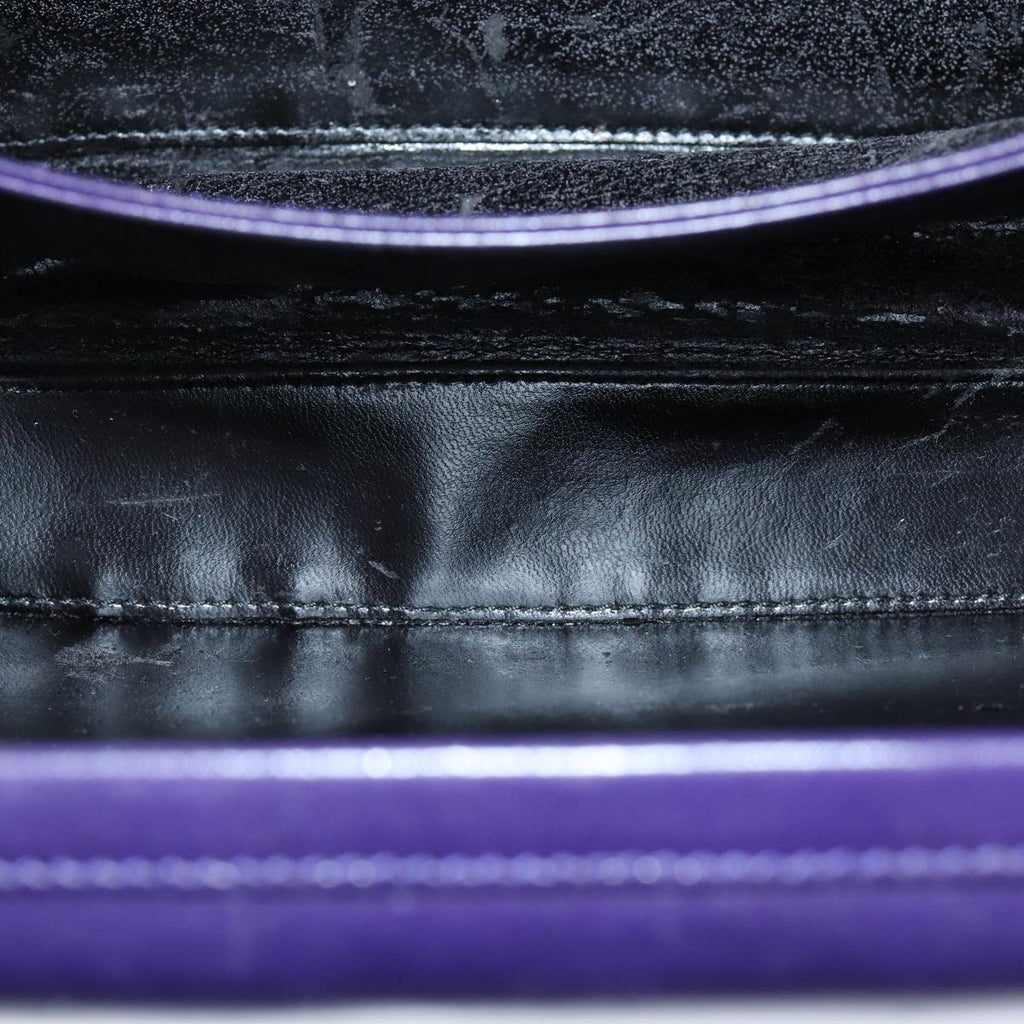 GUCCI Shoulder Bag Leather Outlet Purple 73727