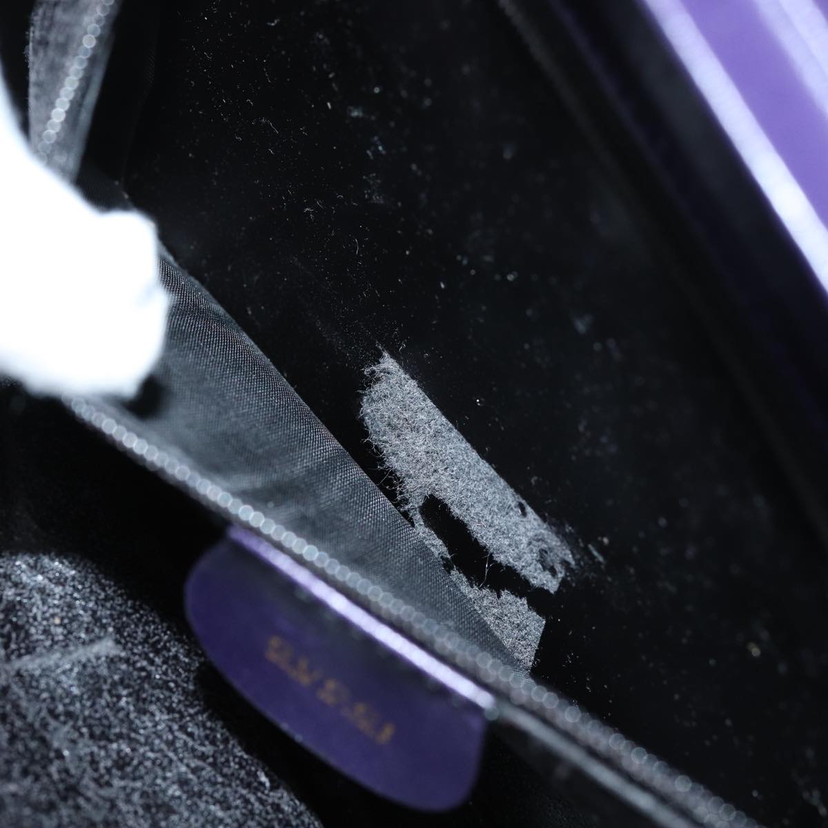 GUCCI Shoulder Bag Leather Outlet Purple 73727