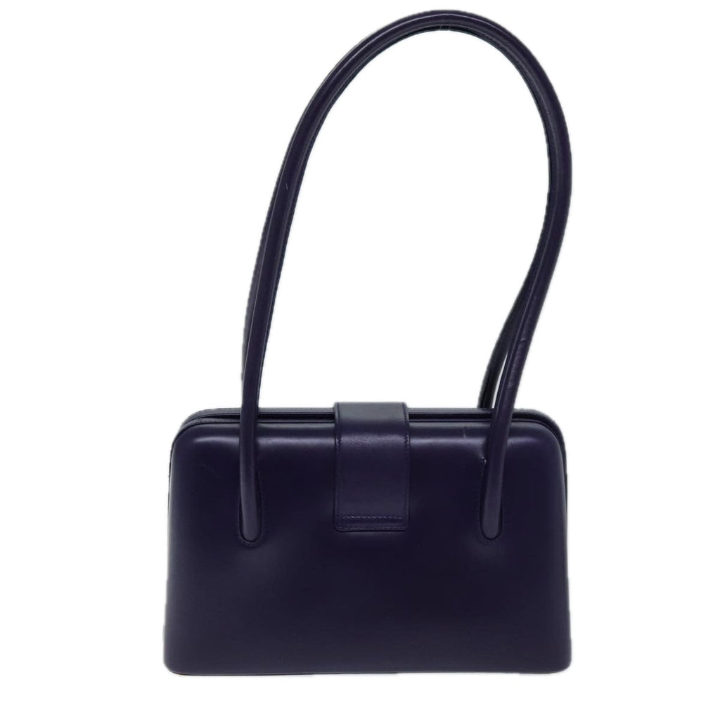 GUCCI Shoulder Bag Leather Outlet Purple 73727