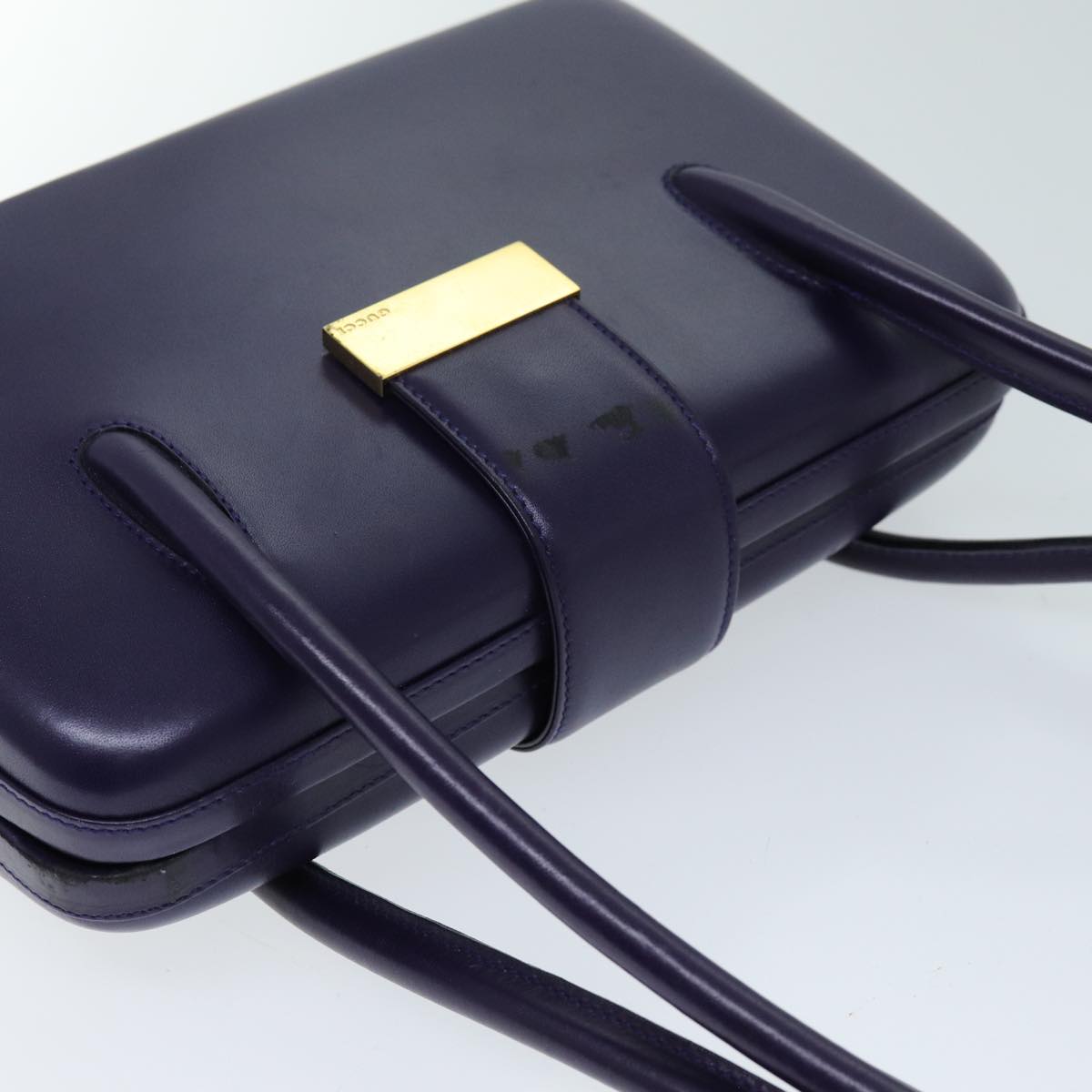GUCCI Shoulder Bag Leather Outlet Purple 73727