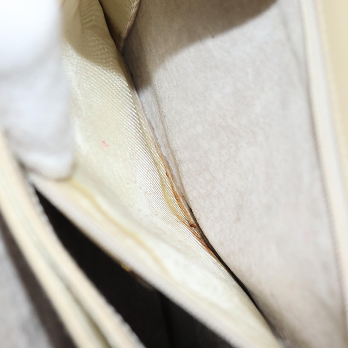 GUCCI Hand Bag Leather Beige 000 110 0092 73730