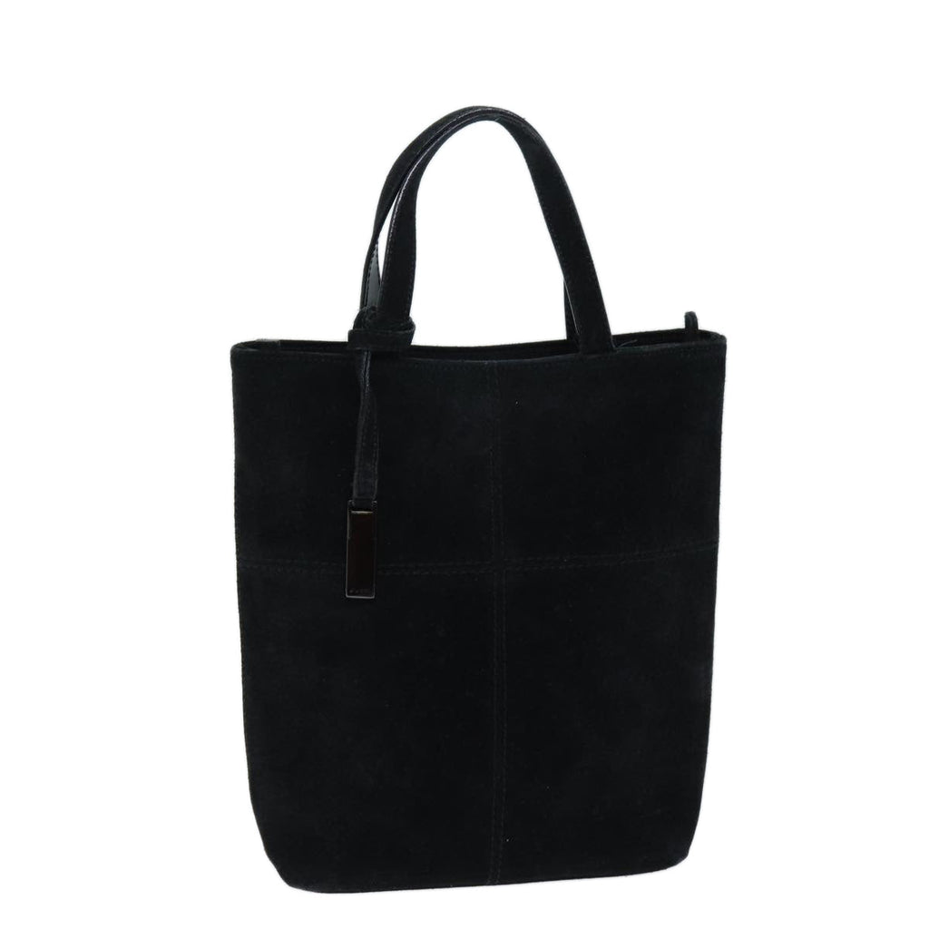 GUCCI Hand Bag Suede Black 000 2113 0553 73731
