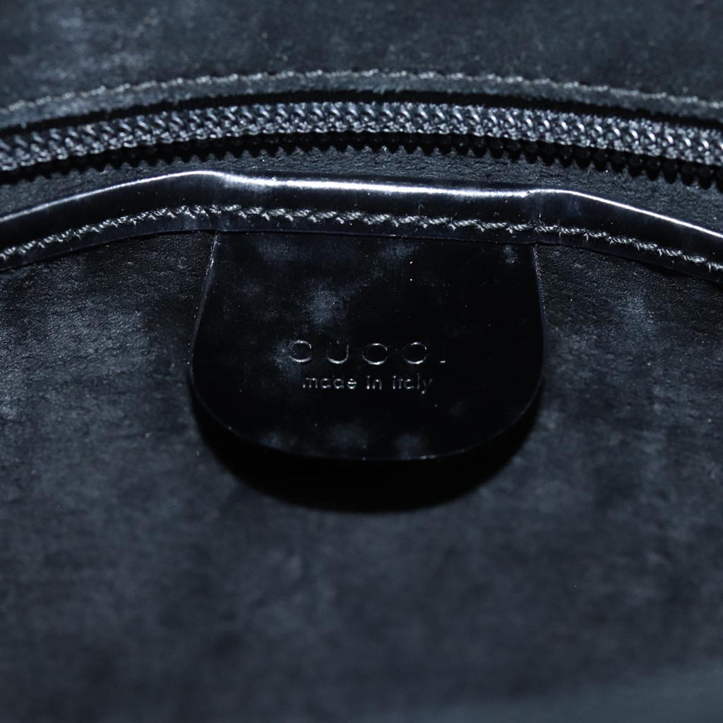GUCCI Hand Bag Suede Black 000 2113 0553 73731
