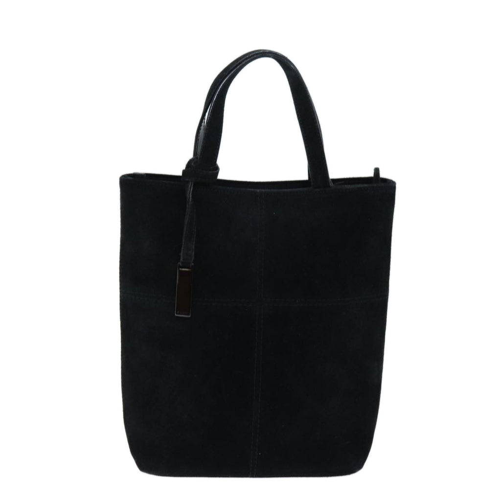 GUCCI Hand Bag Suede Black 000 2113 0553 73731