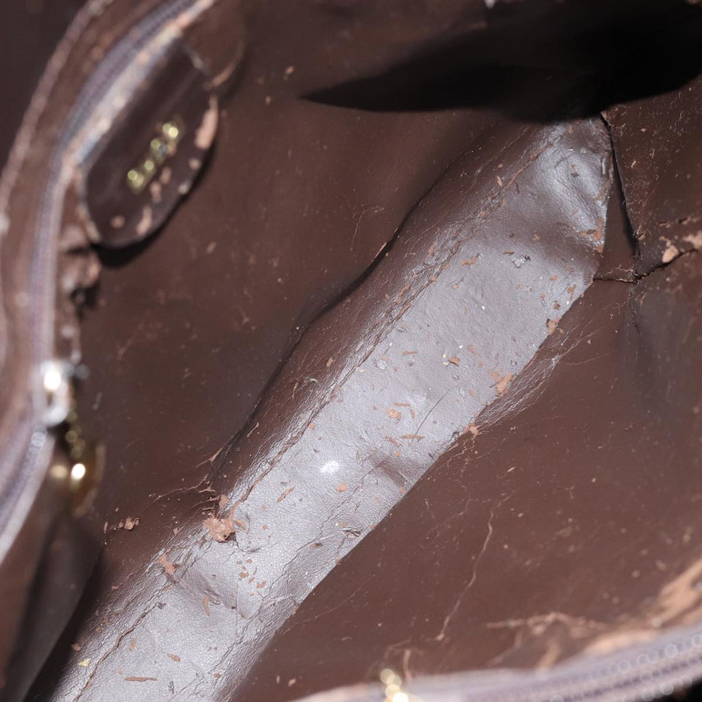 GUCCI Tote Bag Patent leather Brown 002 2113 0333 73732