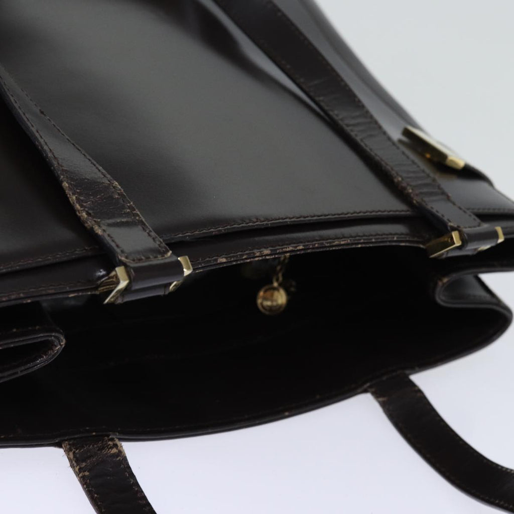 GUCCI Tote Bag Patent leather Brown 002 2113 0333 73732