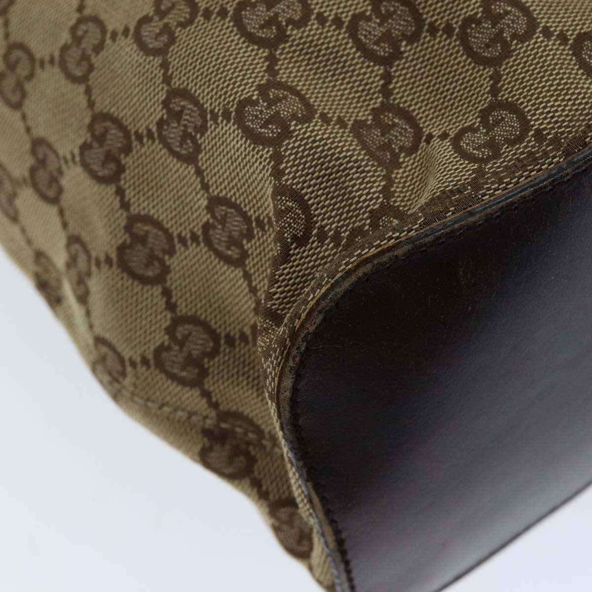 GUCCI GG Canvas Shoulder Bag Beige 106242 73740