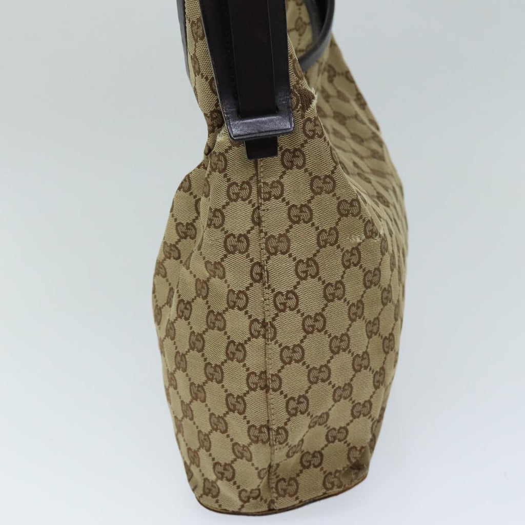 GUCCI GG Canvas Shoulder Bag Beige 106242 73740