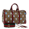 GUCCI Micro GG Supreme Doraemon Boston Bag PVC 2way Beige 647815 73749S