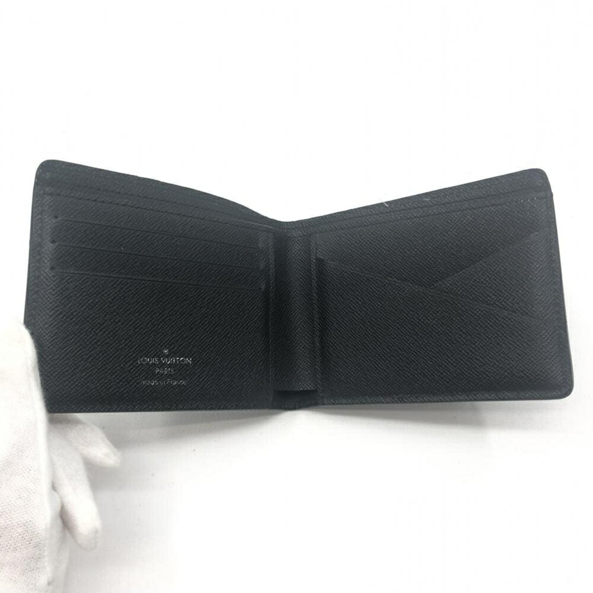 Louis Vuitton Portefeuille Multiple  Leather Wallet