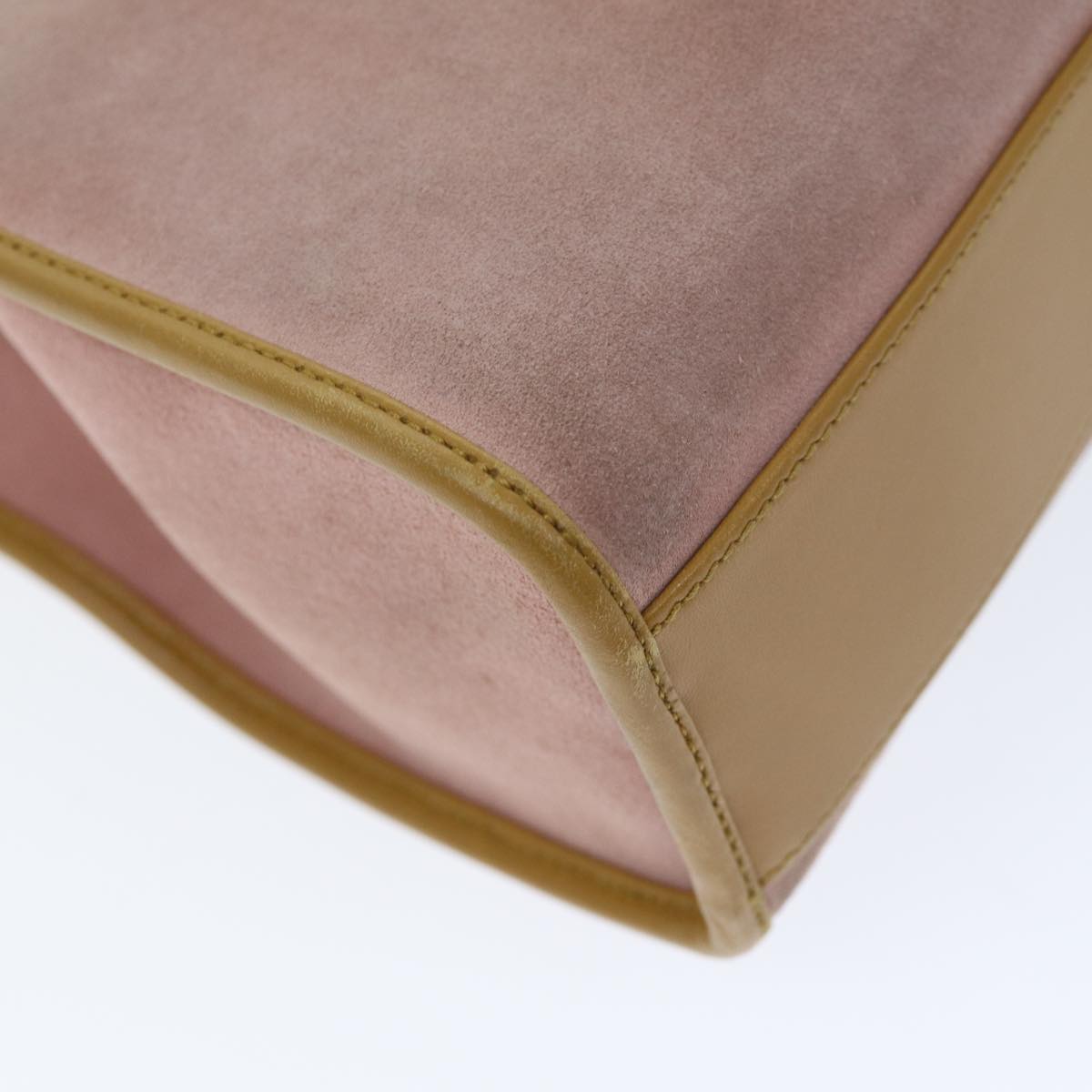 GUCCI Jackie Hand Bag Suede Pink 002 1065 73859