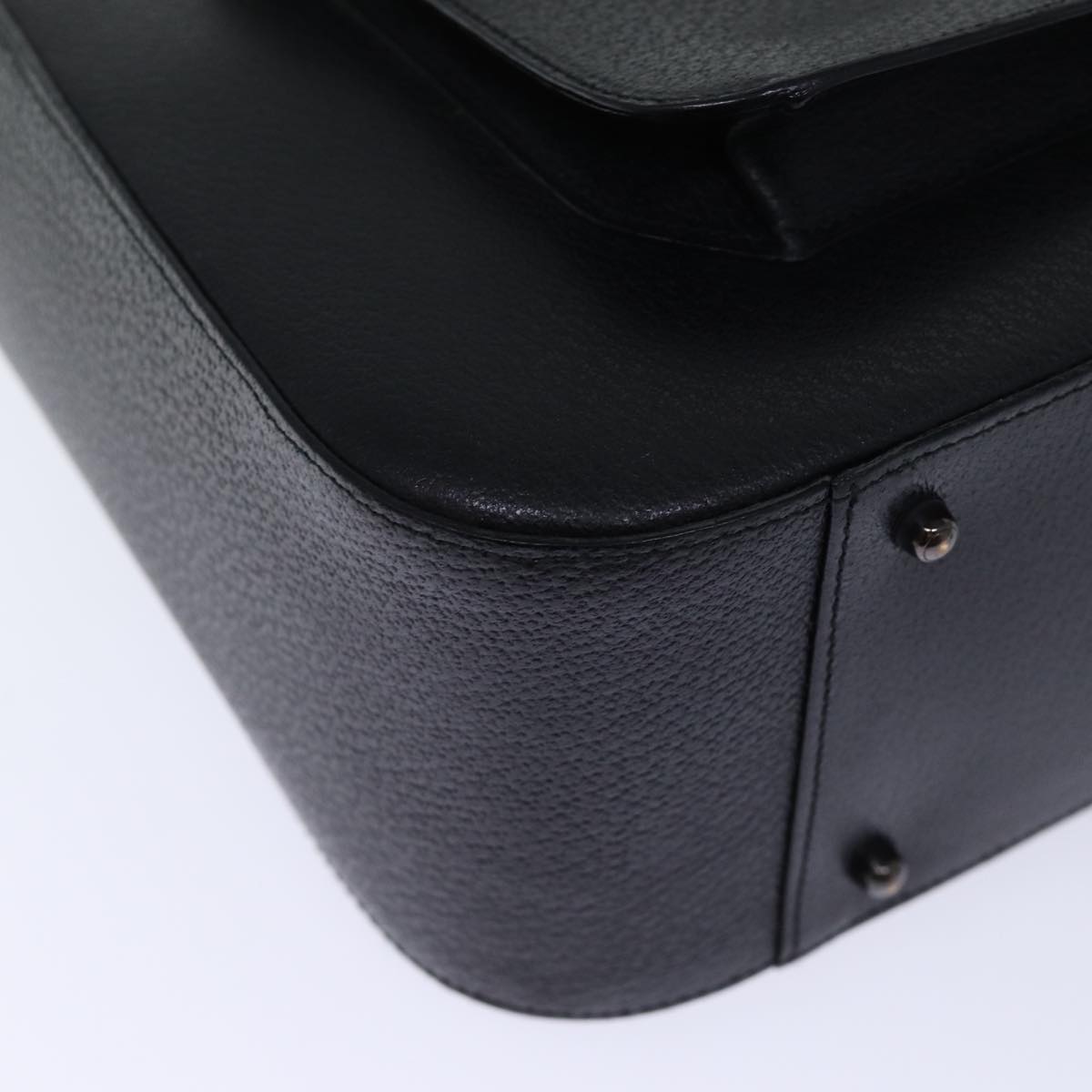 GUCCI Hand Bag Leather 2way Black 000 2058 0307 6 73864