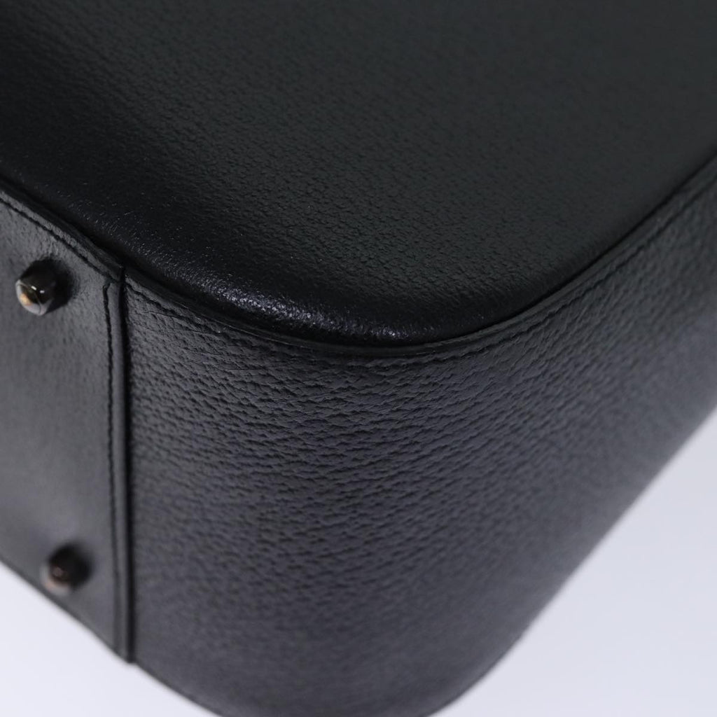 GUCCI Hand Bag Leather 2way Black 000 2058 0307 6 73864