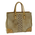 GUCCI Hand Bag Suede Beige 120897 73865