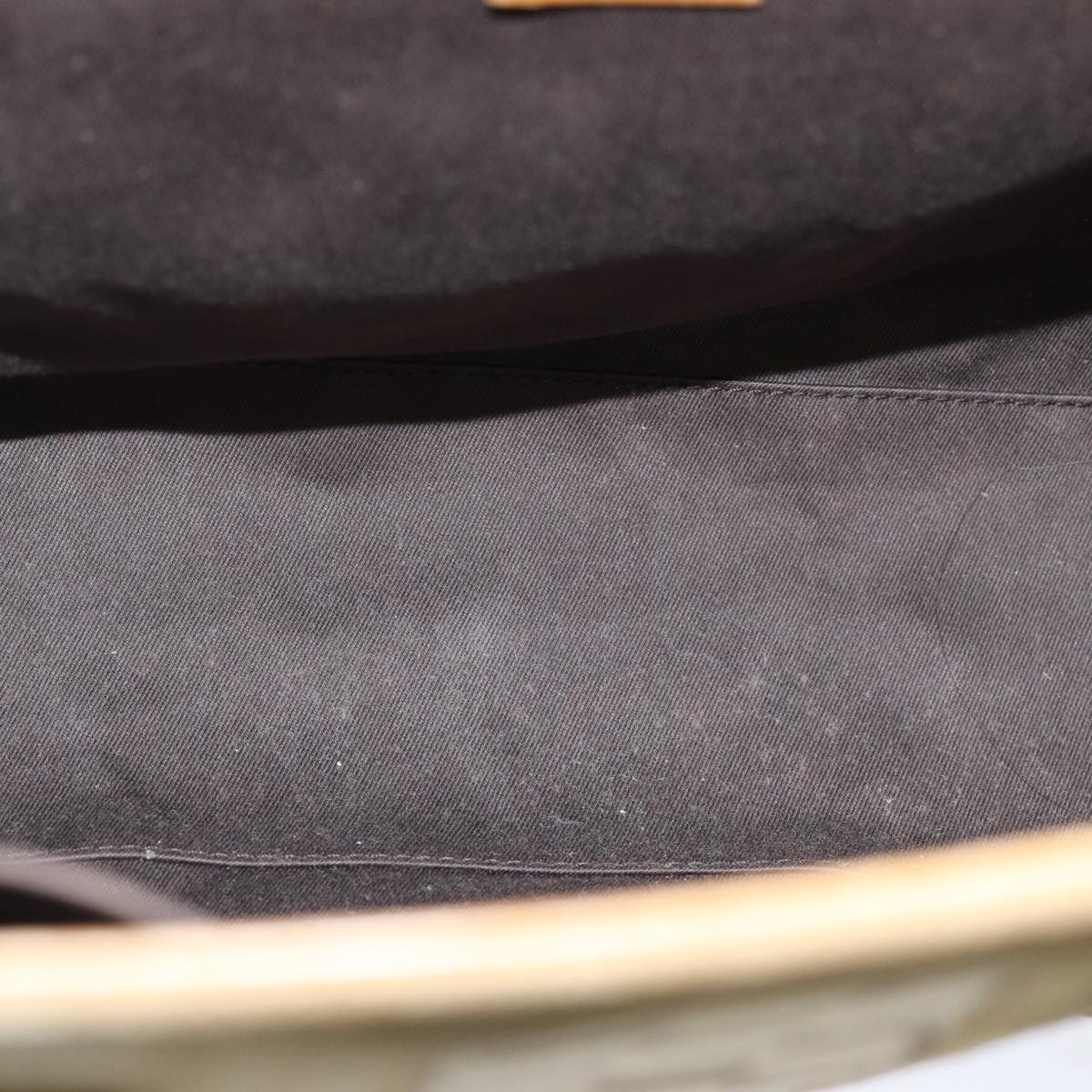 GUCCI Hand Bag Suede Beige 120897 73865