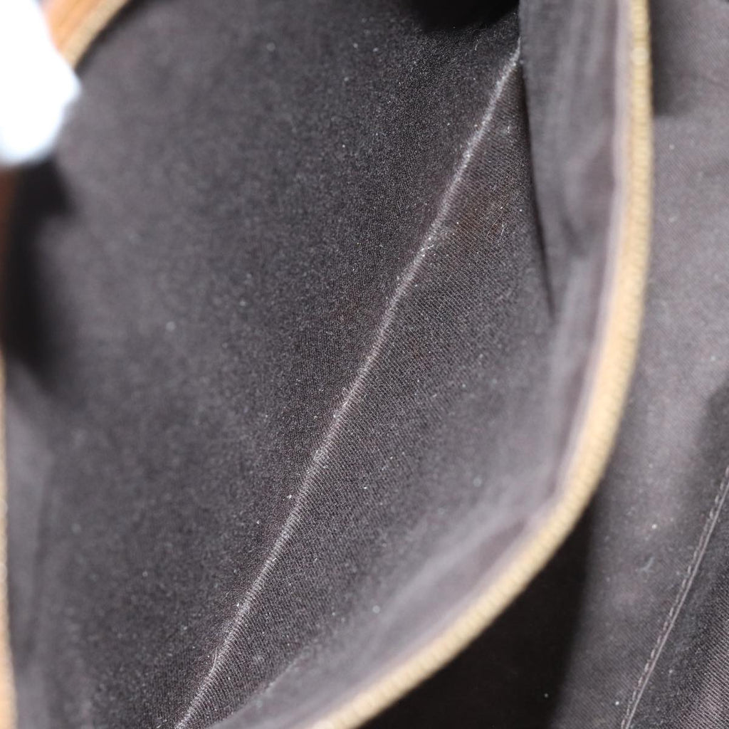 GUCCI Hand Bag Suede Beige 120897 73865