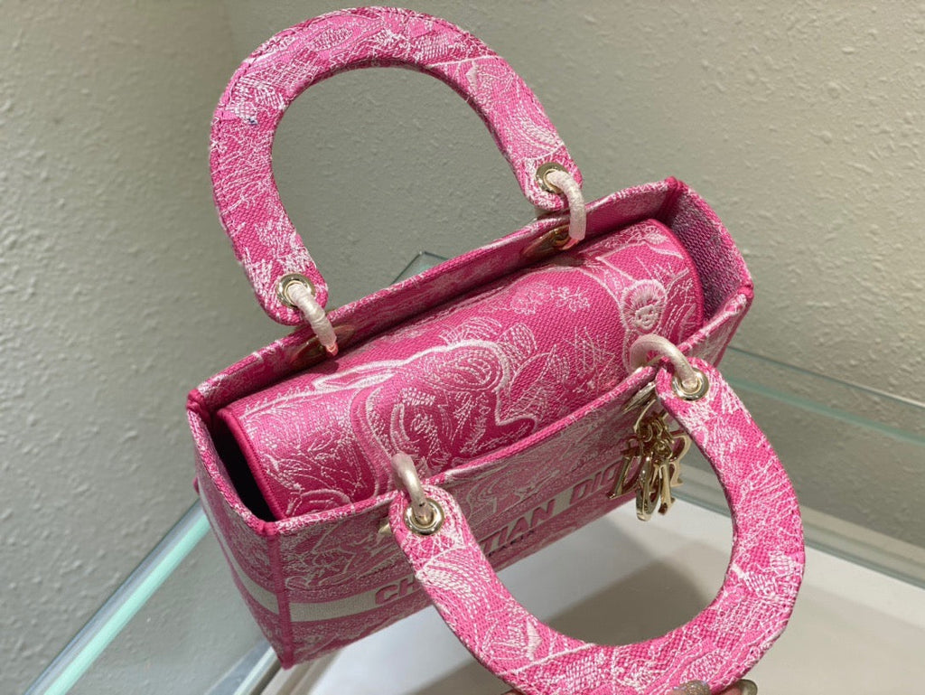 GLAMI MeGLAMIum Lady D-Lite Bag Pink, For Women, WomenÃ¢â‚¬â„¢s Handbags 24cm/9.5in CD M0565OROC_M956