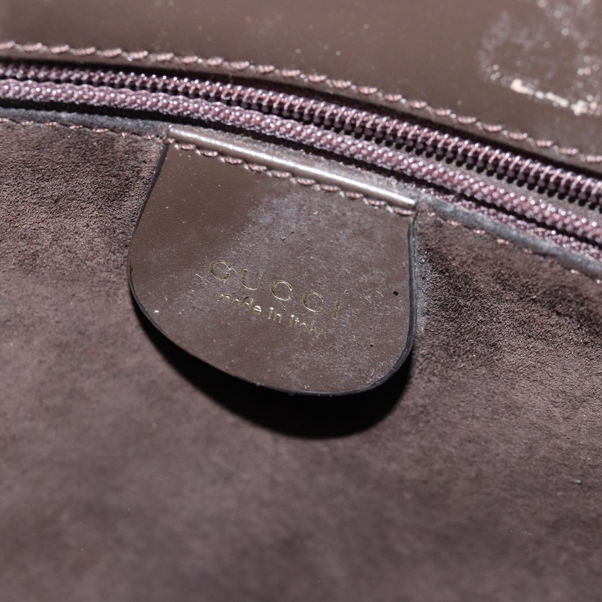 GUCCI Tote Bag Suede Brown 002 2684 0344 73890