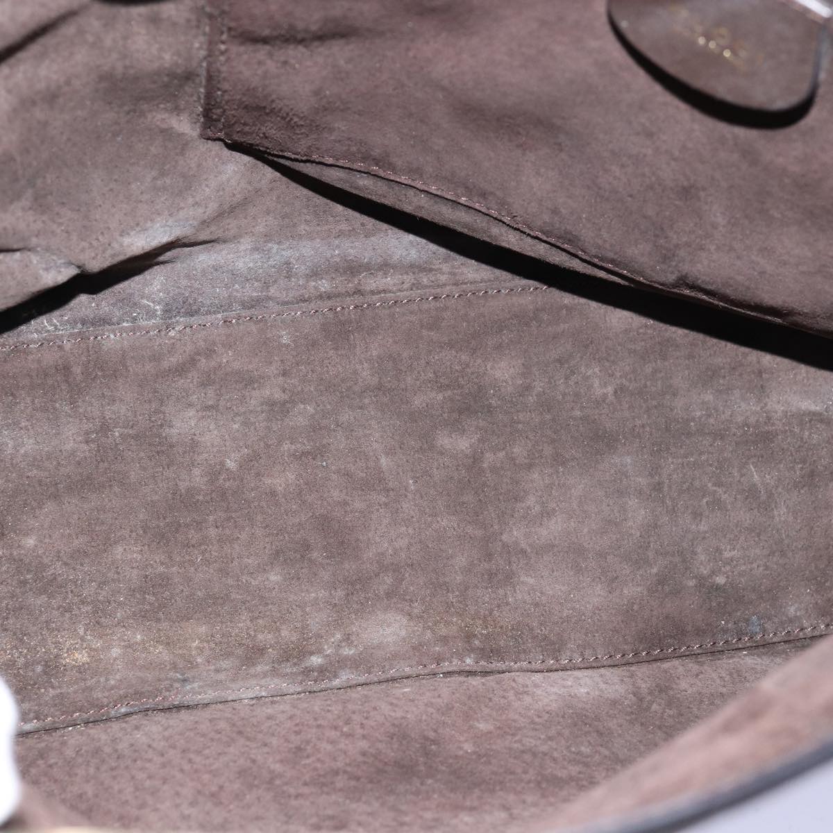 GUCCI Tote Bag Suede Brown 002 2684 0344 73890
