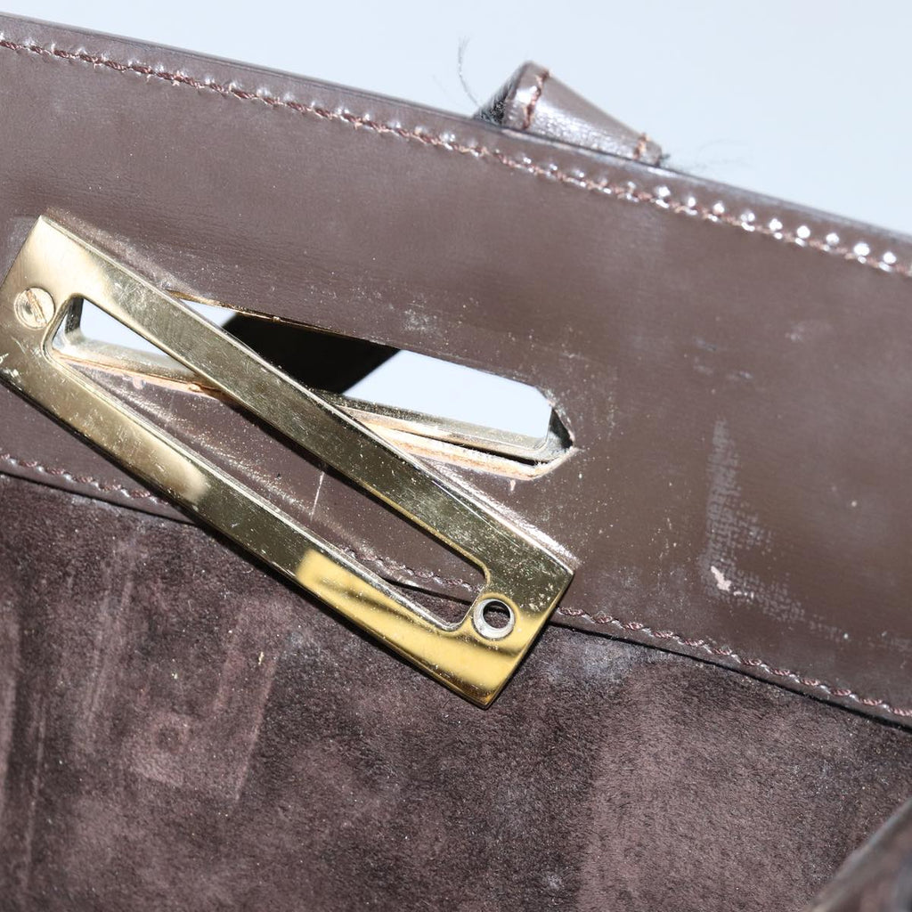 GUCCI Tote Bag Suede Brown 002 2684 0344 73890