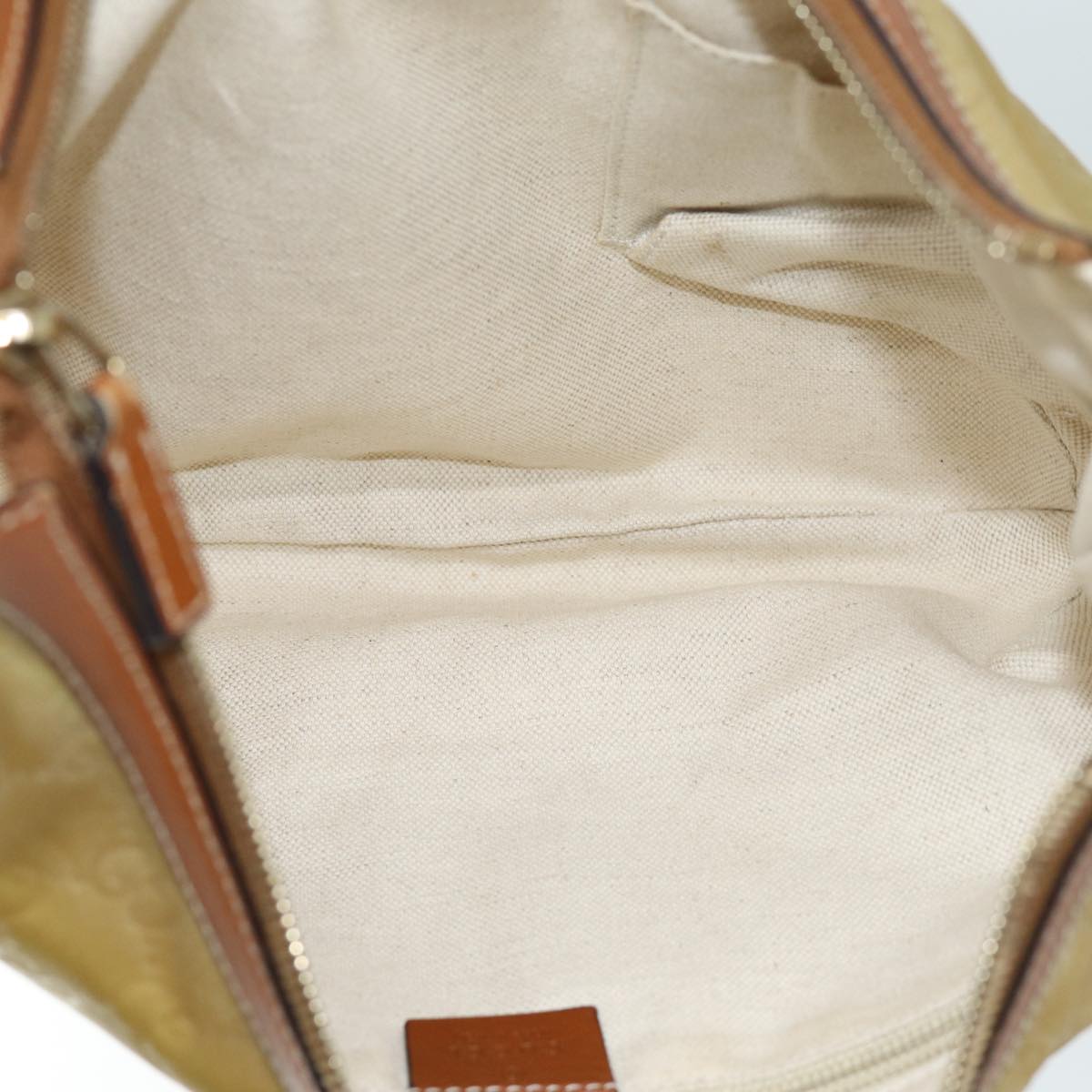 GUCCI GG Canvas Shoulder Bag Beige 181092 73892