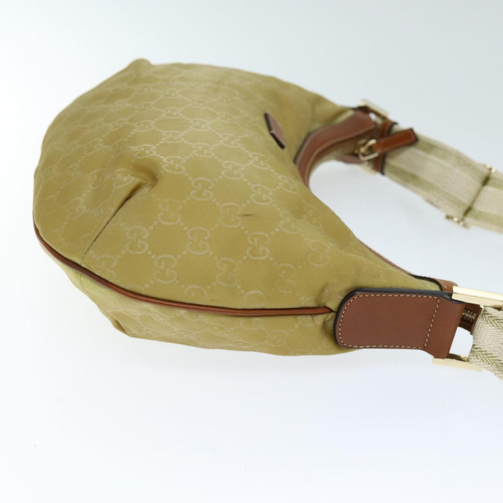 GUCCI GG Canvas Shoulder Bag Beige 181092 73892