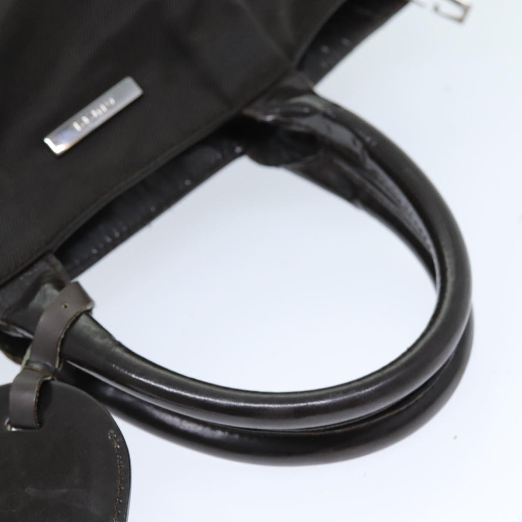 GUCCI Tote Bag Nylon 2way Brown 019 0283 73893
