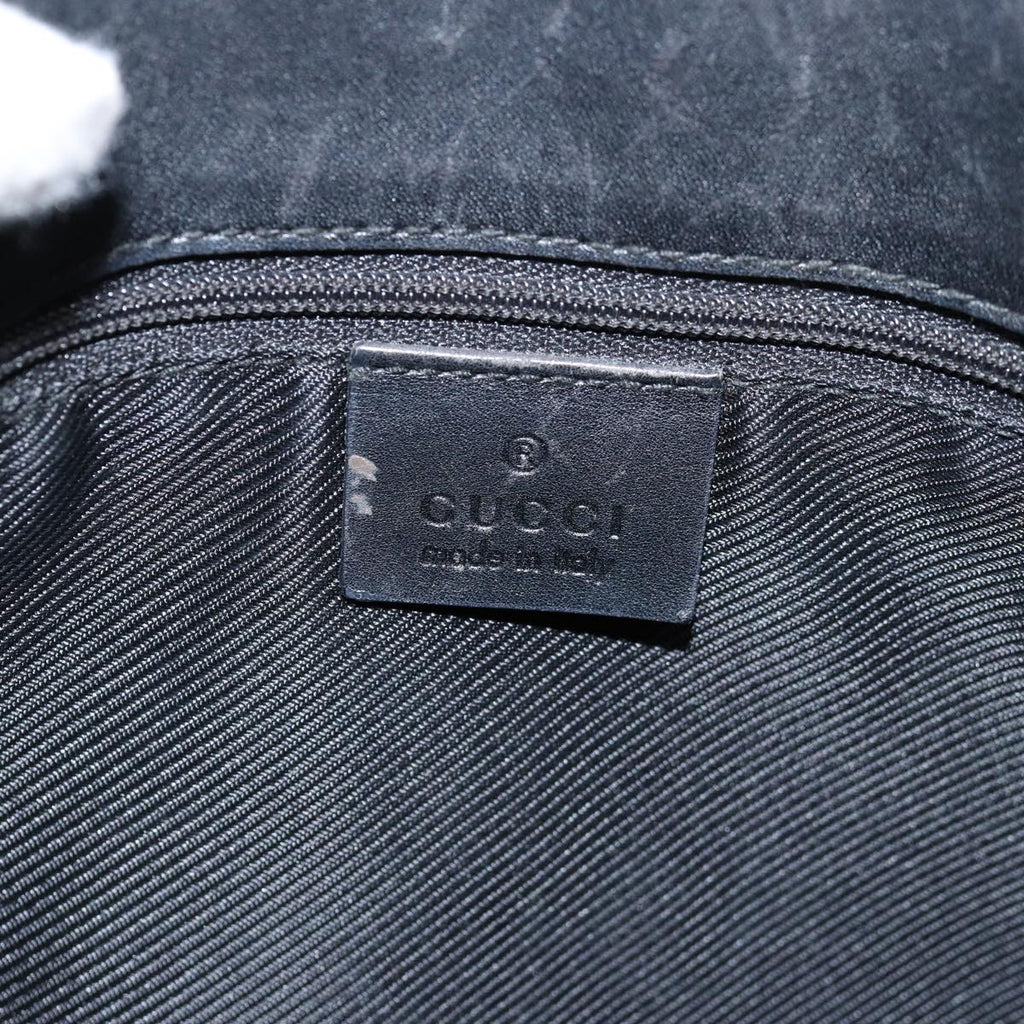 GUCCI GG Canvas Tote Bag Black 002 1099 73895