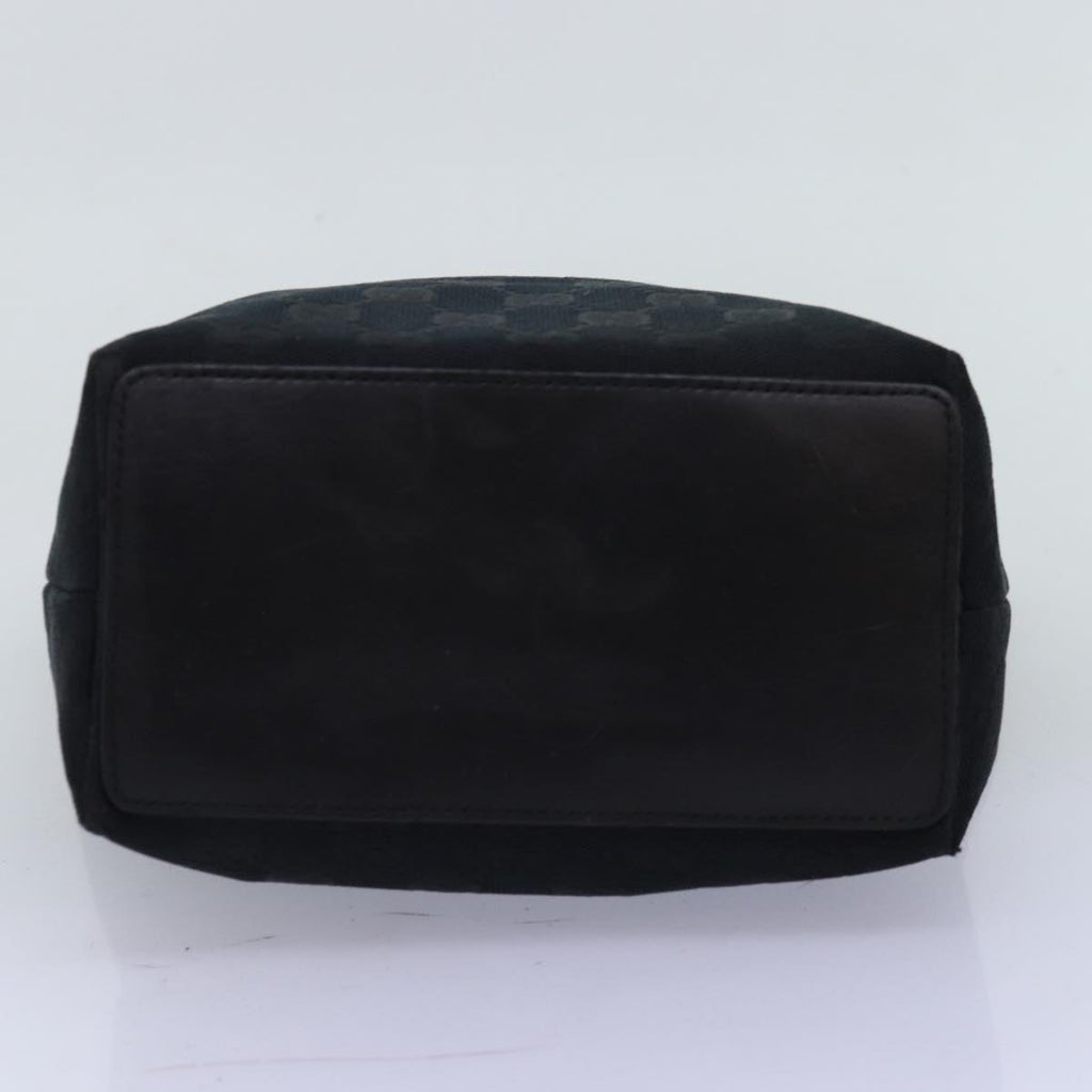 GUCCI GG Canvas Tote Bag Black 002 1099 73895