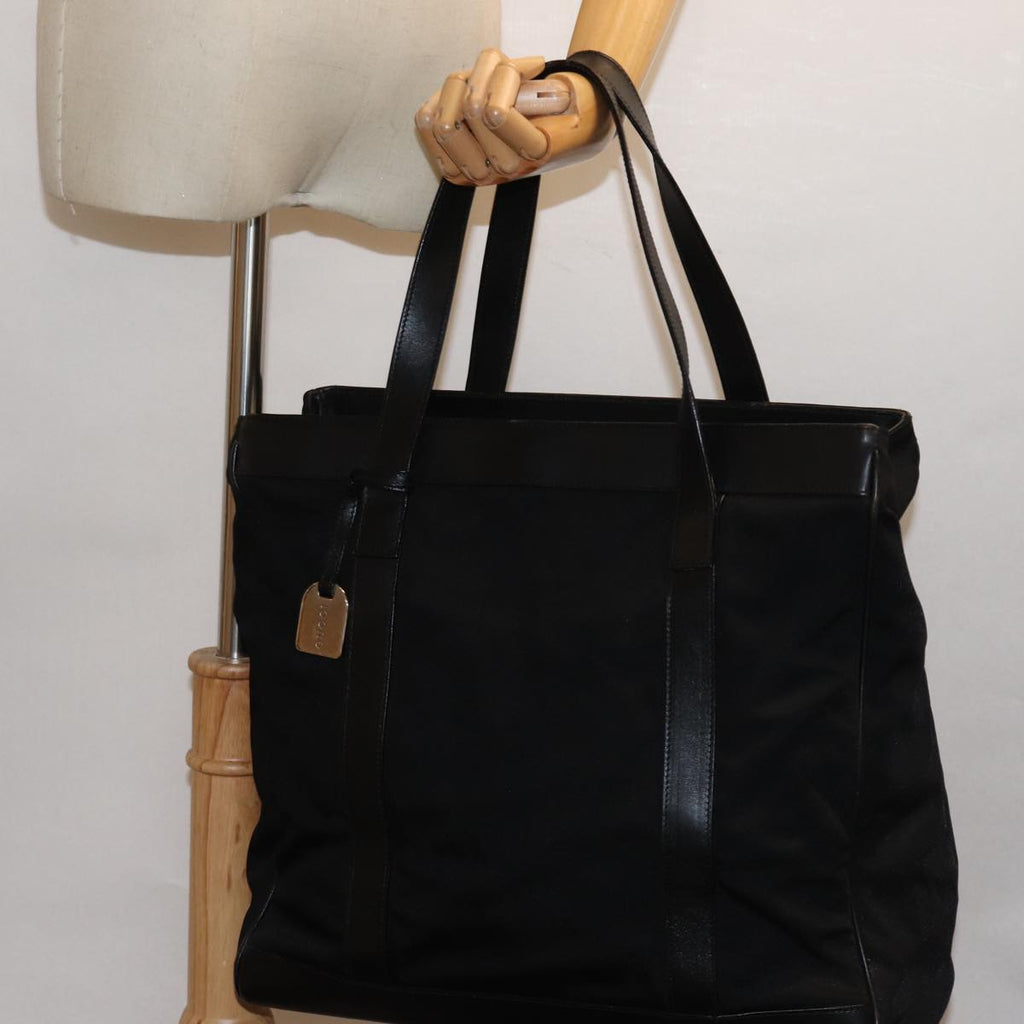 GUCCI Tote Bag Nylon Black 002 3754 0404 73899
