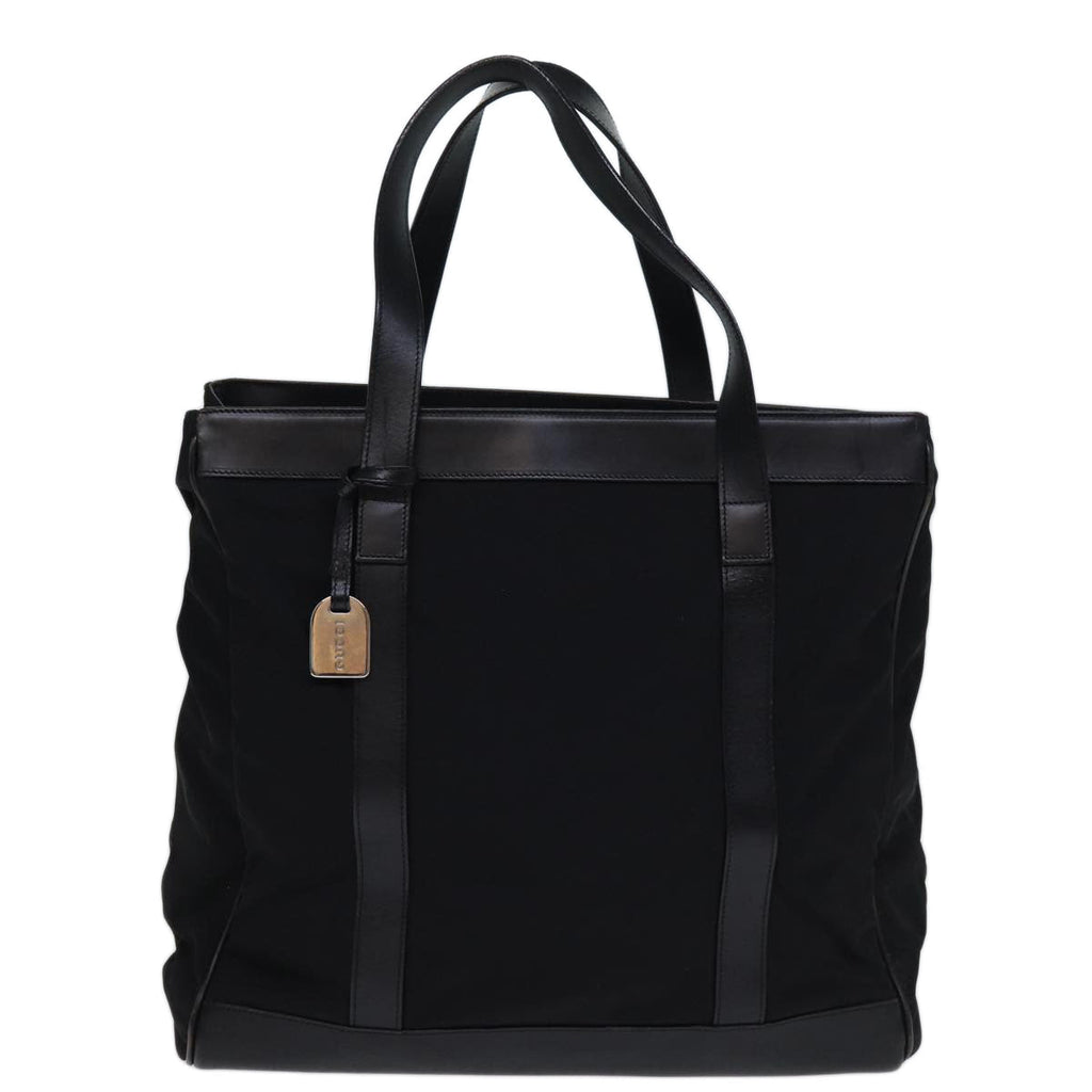 GUCCI Tote Bag Nylon Black 002 3754 0404 73899