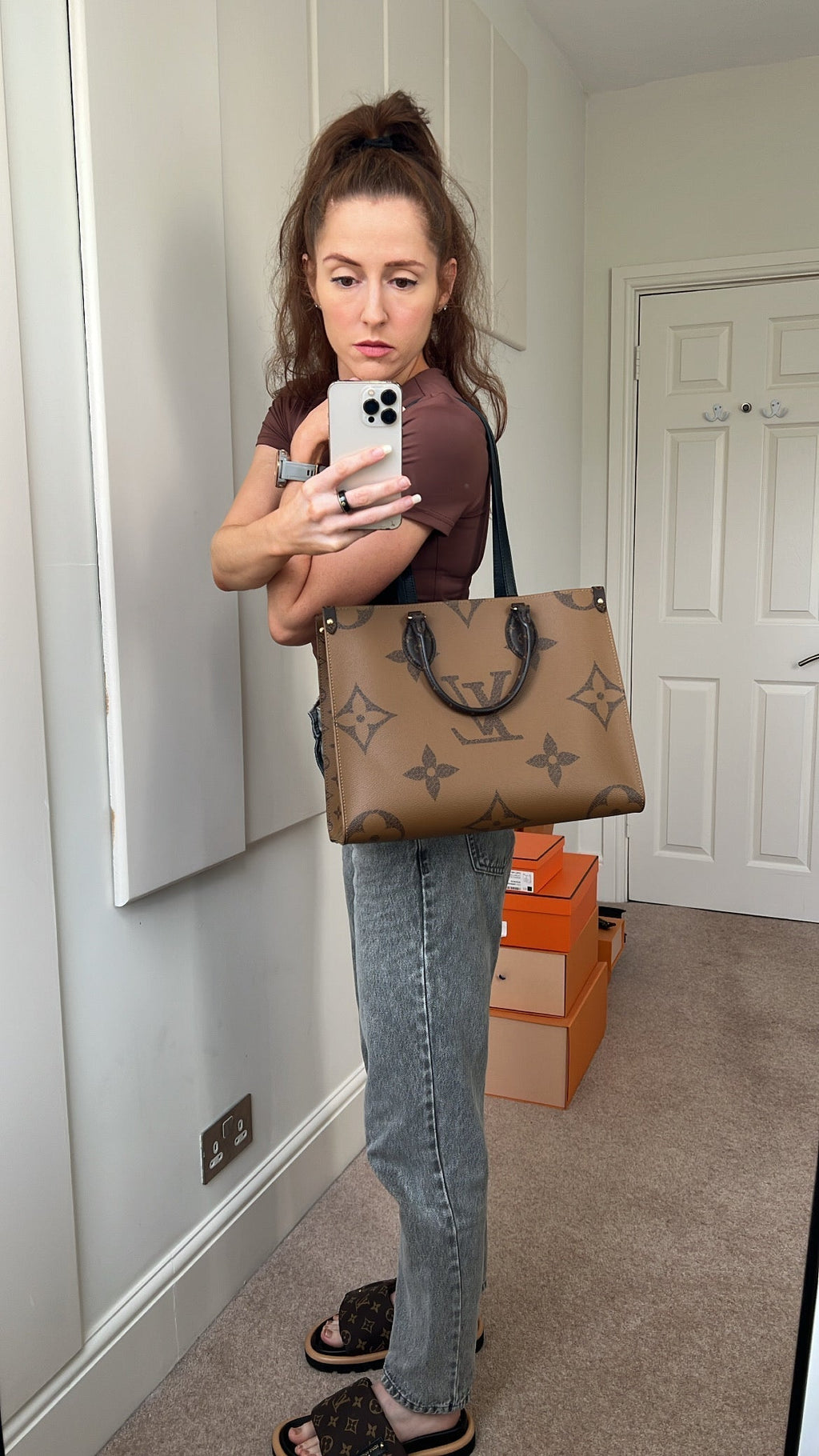 Louis Vuitton On the Go MM Monogram (RRP £2,250)