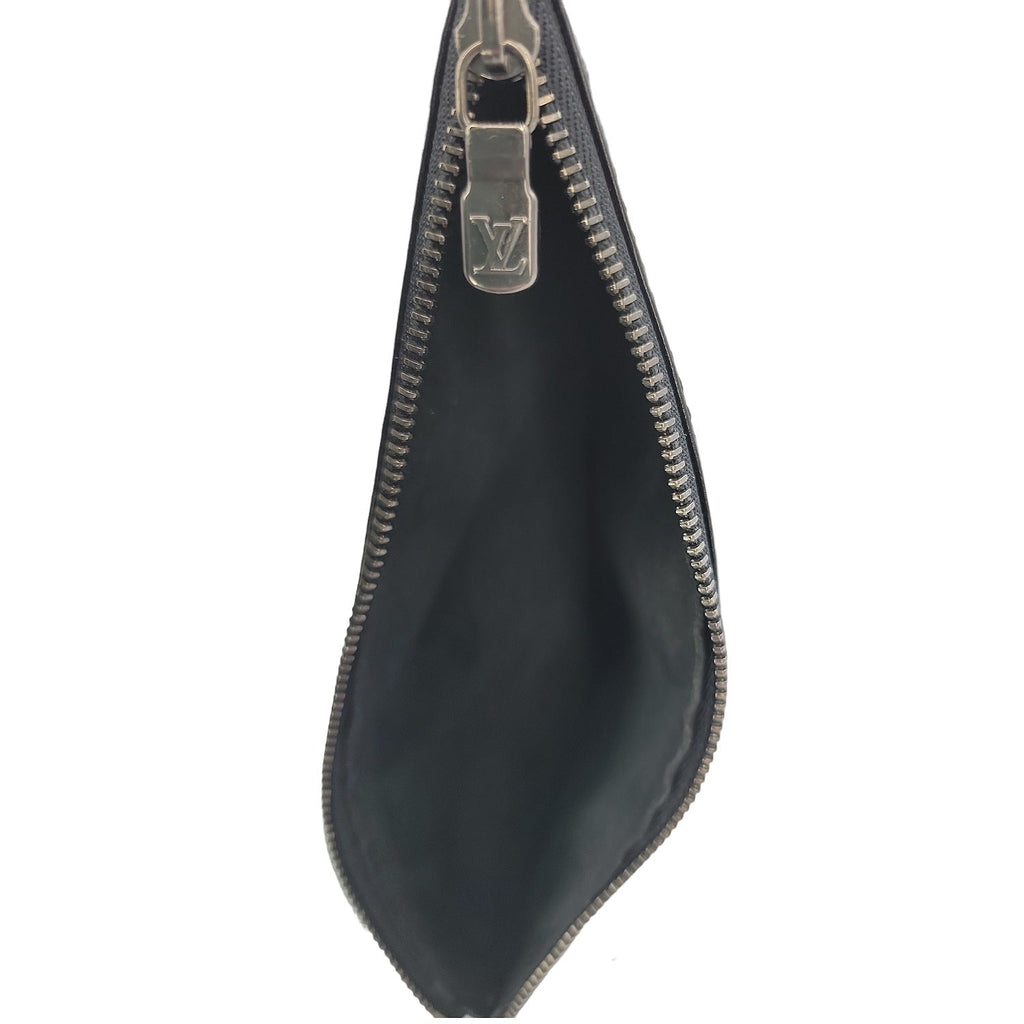 Louis Vuitton Vintage Black EPI Sac D'Epaule GM Bucket Bag w/ Pouch