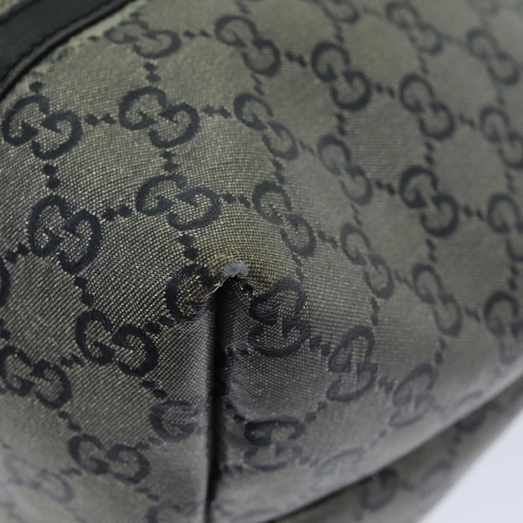 GUCCI GG Crystal Tote Bag Gray 197953 73981