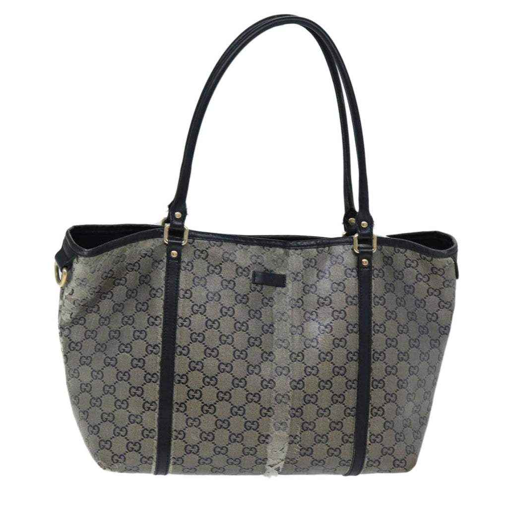 GUCCI GG Crystal Tote Bag Gray 197953 73981