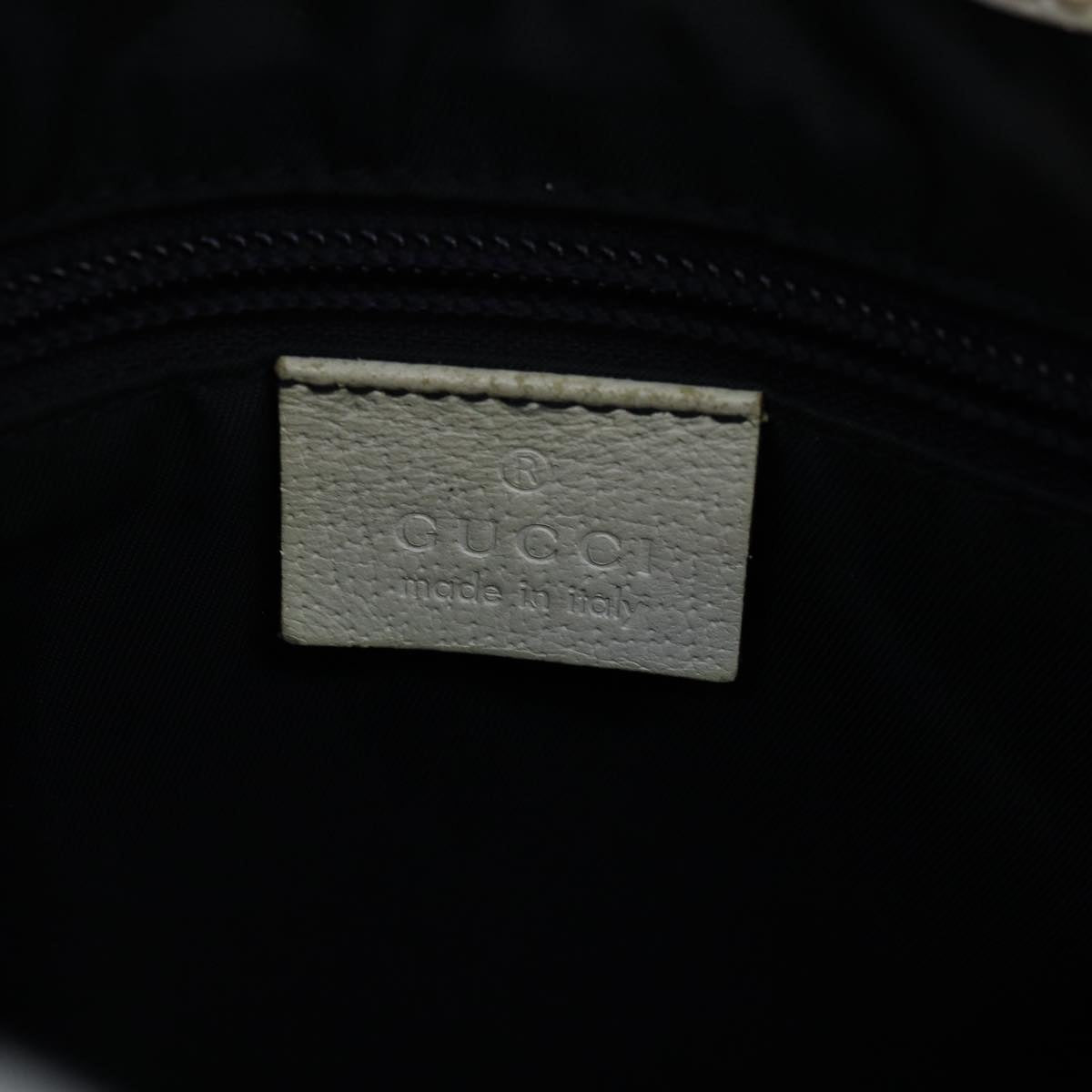 GUCCI GG Canvas Sherry Line Shoulder Bag PVC White Red Navy 153244 73983